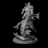 Surprise Dwarf Drake Rider C Miniature for Dungeons and Dragons, Pathfinder or other TTRPGs