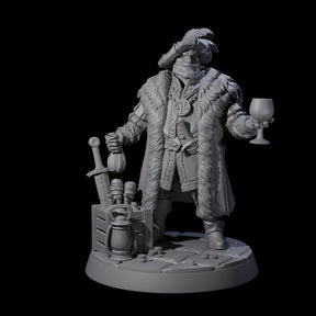 Swaggering Burgermeister Miniature for Dungeons and Dragons, Pathfinder or other TTRPGs