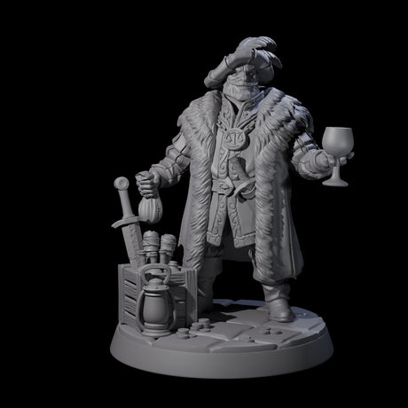 Swaggering Burgermeister Miniature for Dungeons and Dragons, Pathfinder or other TTRPGs