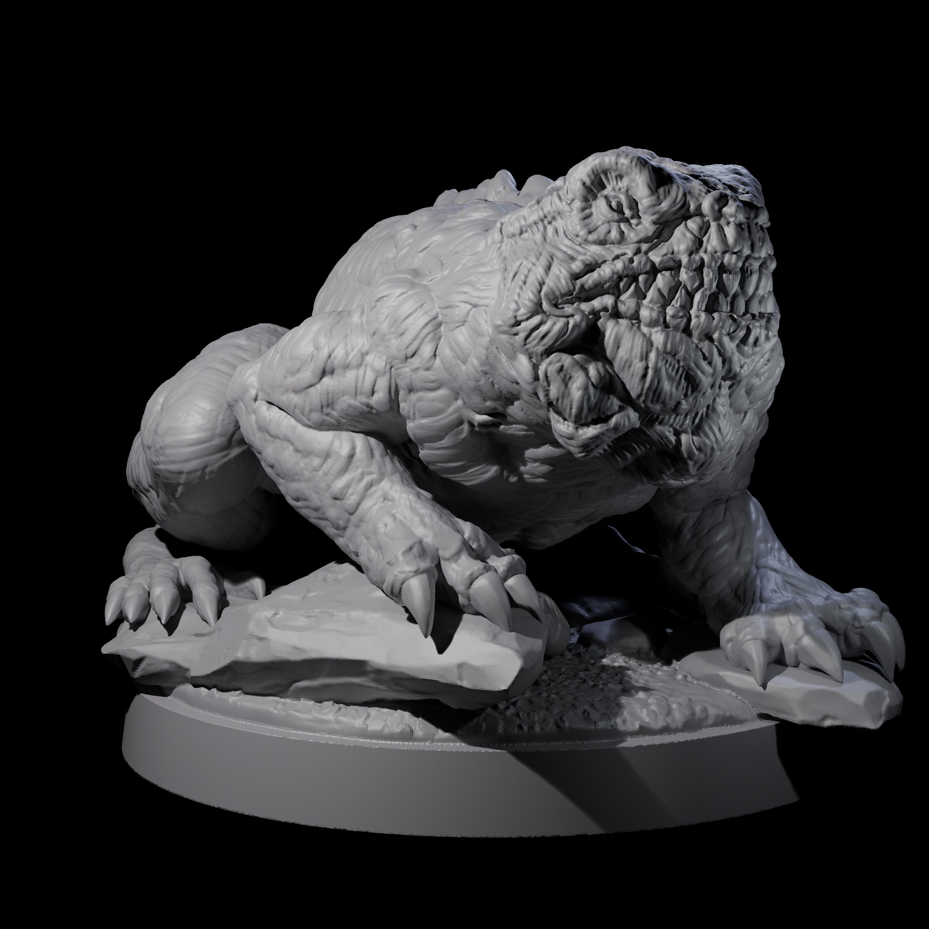 Swamp Lurking Giant Toad Miniature for Dungeons and Dragons, Pathfinder or other TTRPGs