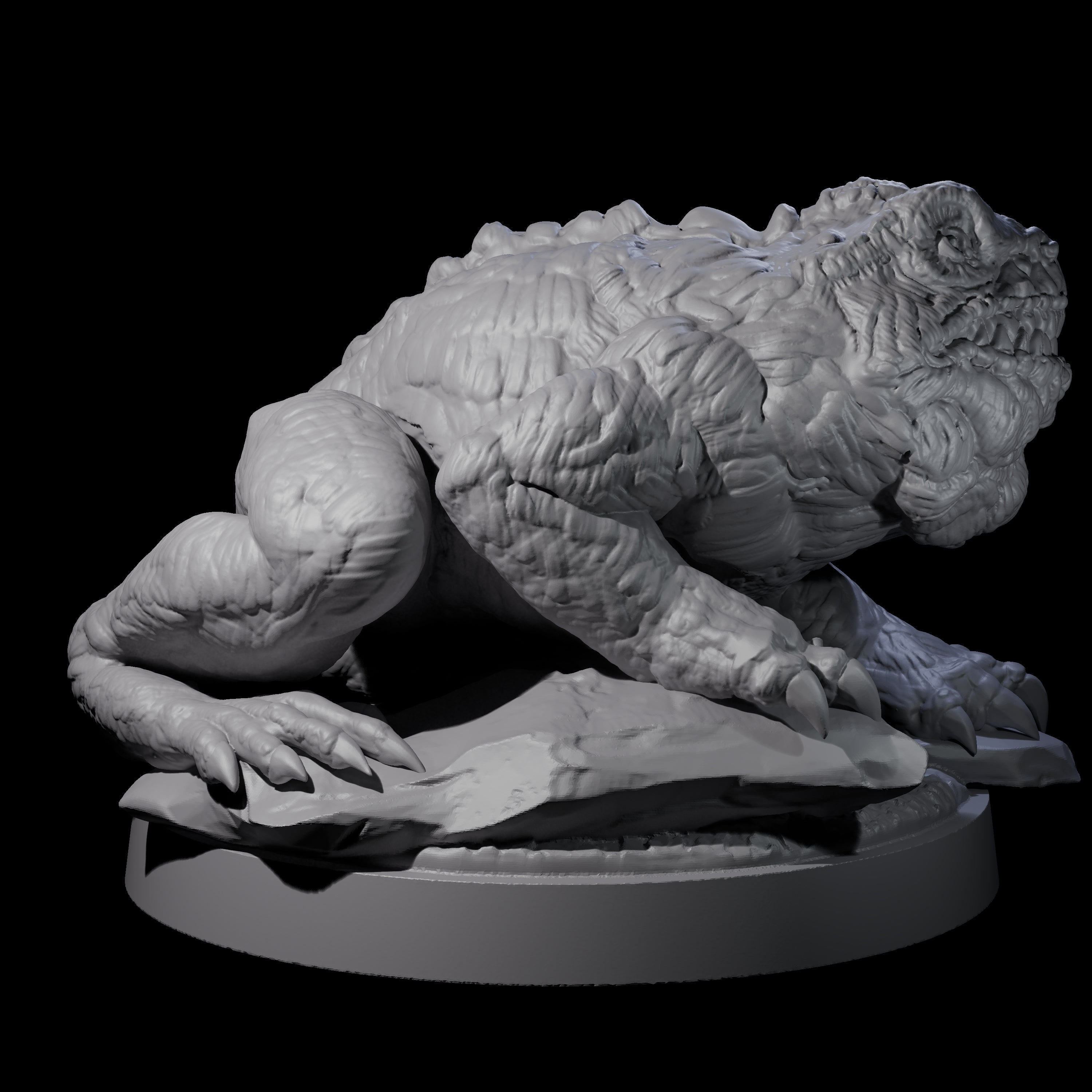 Swamp Lurking Giant Toad Miniature for Dungeons and Dragons, Pathfinder or other TTRPGs