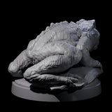 Swamp Lurking Giant Toad Miniature for Dungeons and Dragons, Pathfinder or other TTRPGs