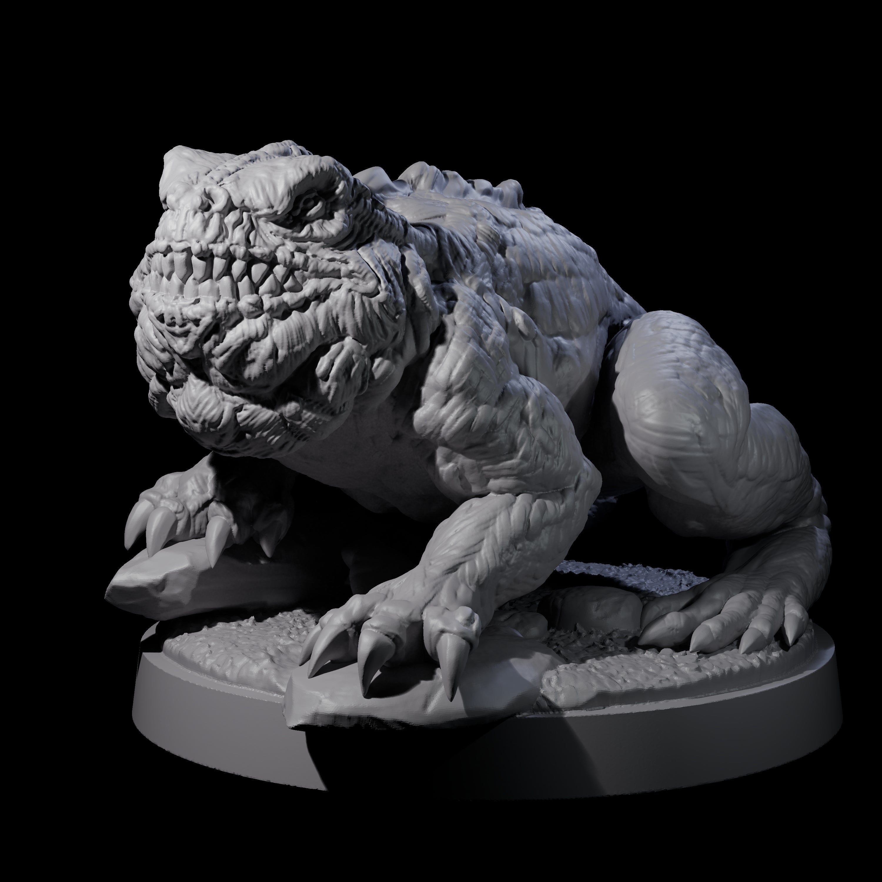 Swamp Lurking Giant Toad Miniature for Dungeons and Dragons, Pathfinder or other TTRPGs