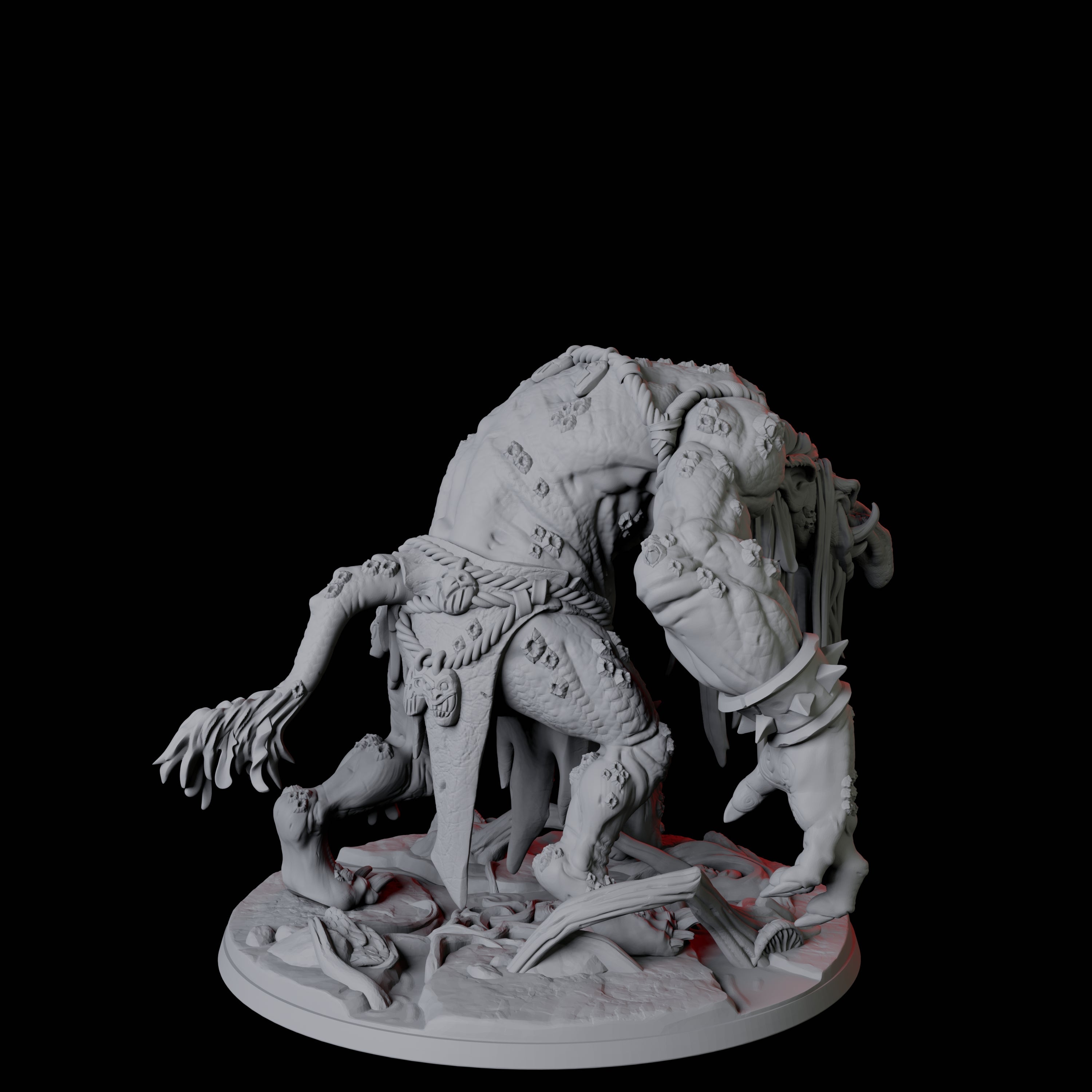 Swamp Troll Miniature for Dungeons and Dragons, Pathfinder or other TTRPGs