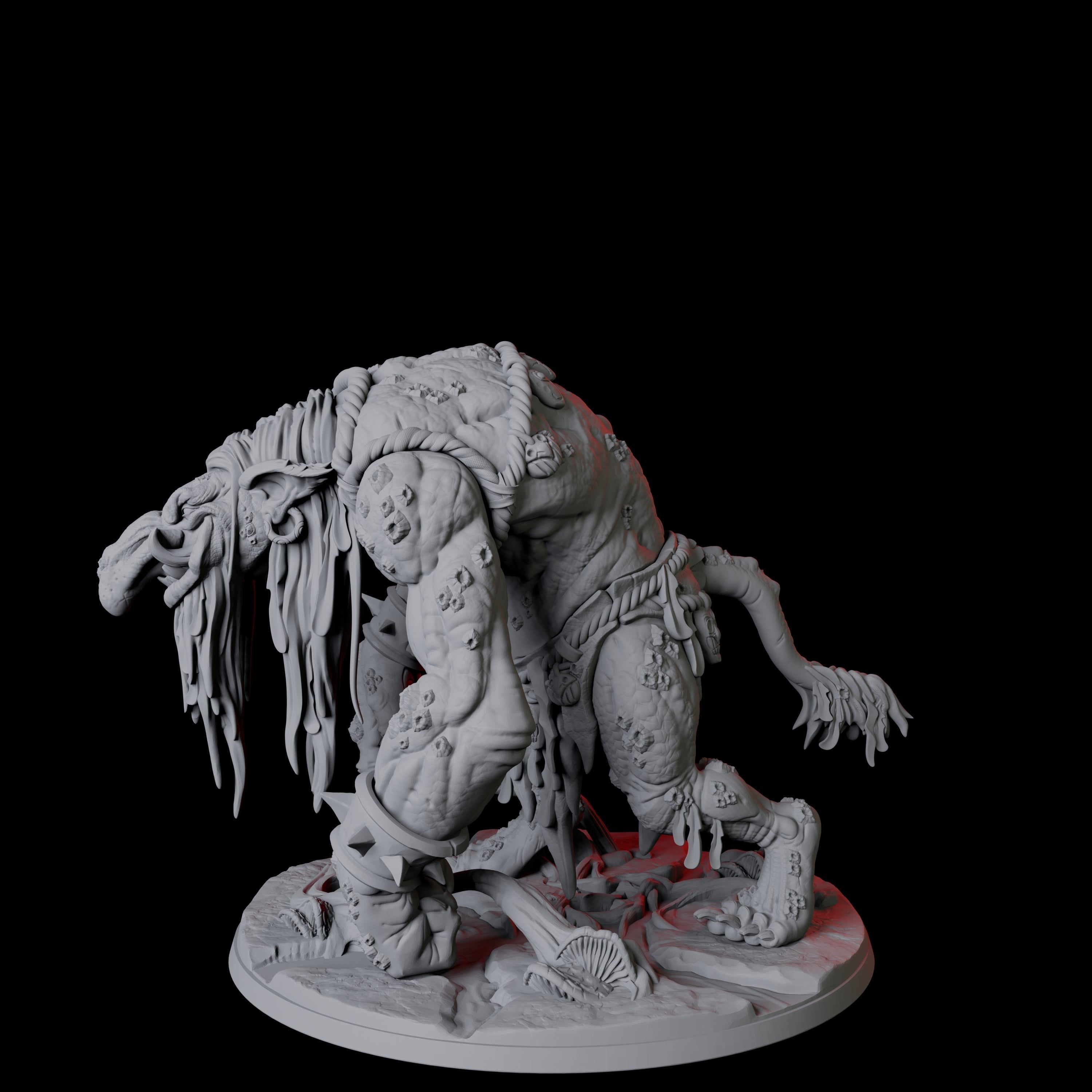 Swamp Troll Miniature for Dungeons and Dragons, Pathfinder or other TTRPGs