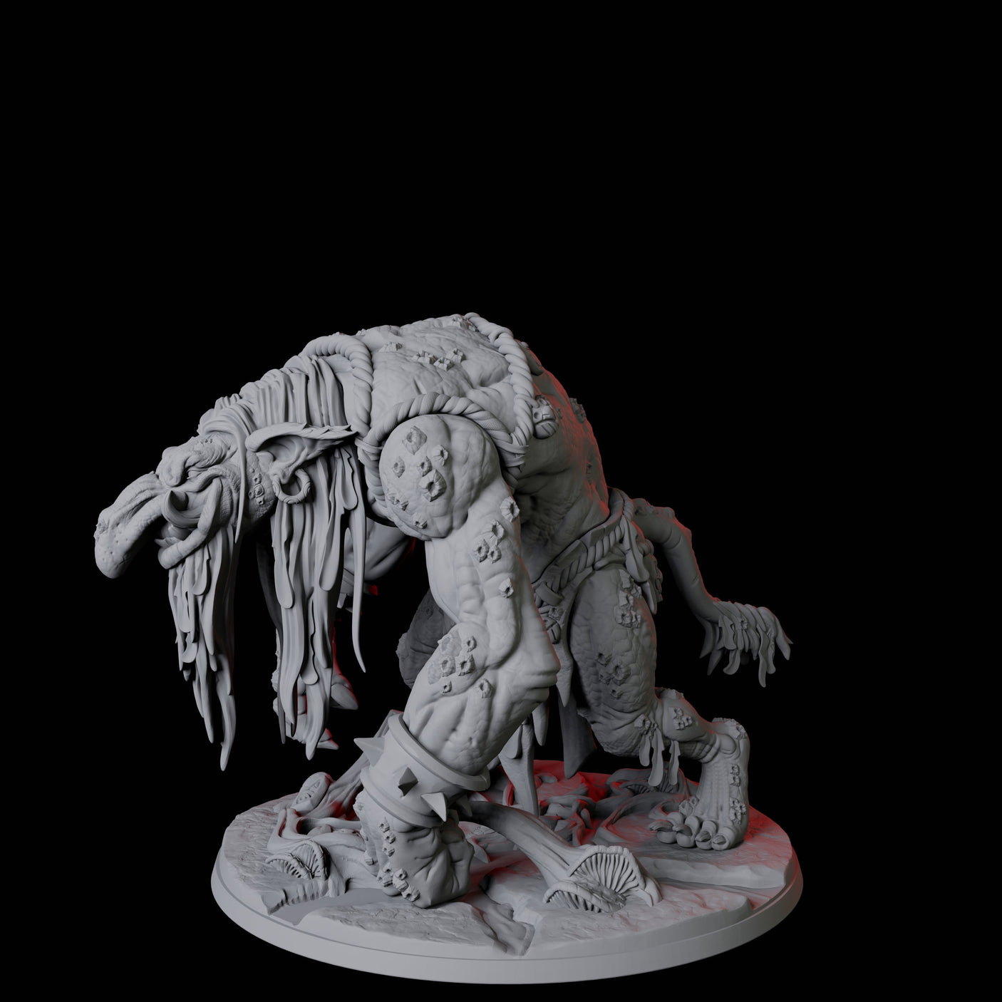 Swamp Troll Miniature for Dungeons and Dragons, Pathfinder or other TTRPGs