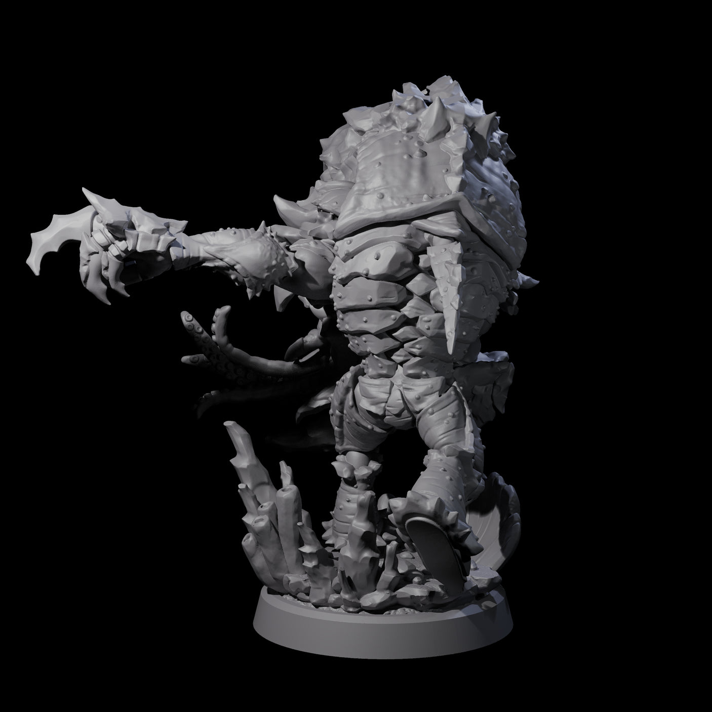 Swarming Wastrilith A Miniature for Dungeons and Dragons, Pathfinder or other TTRPGs
