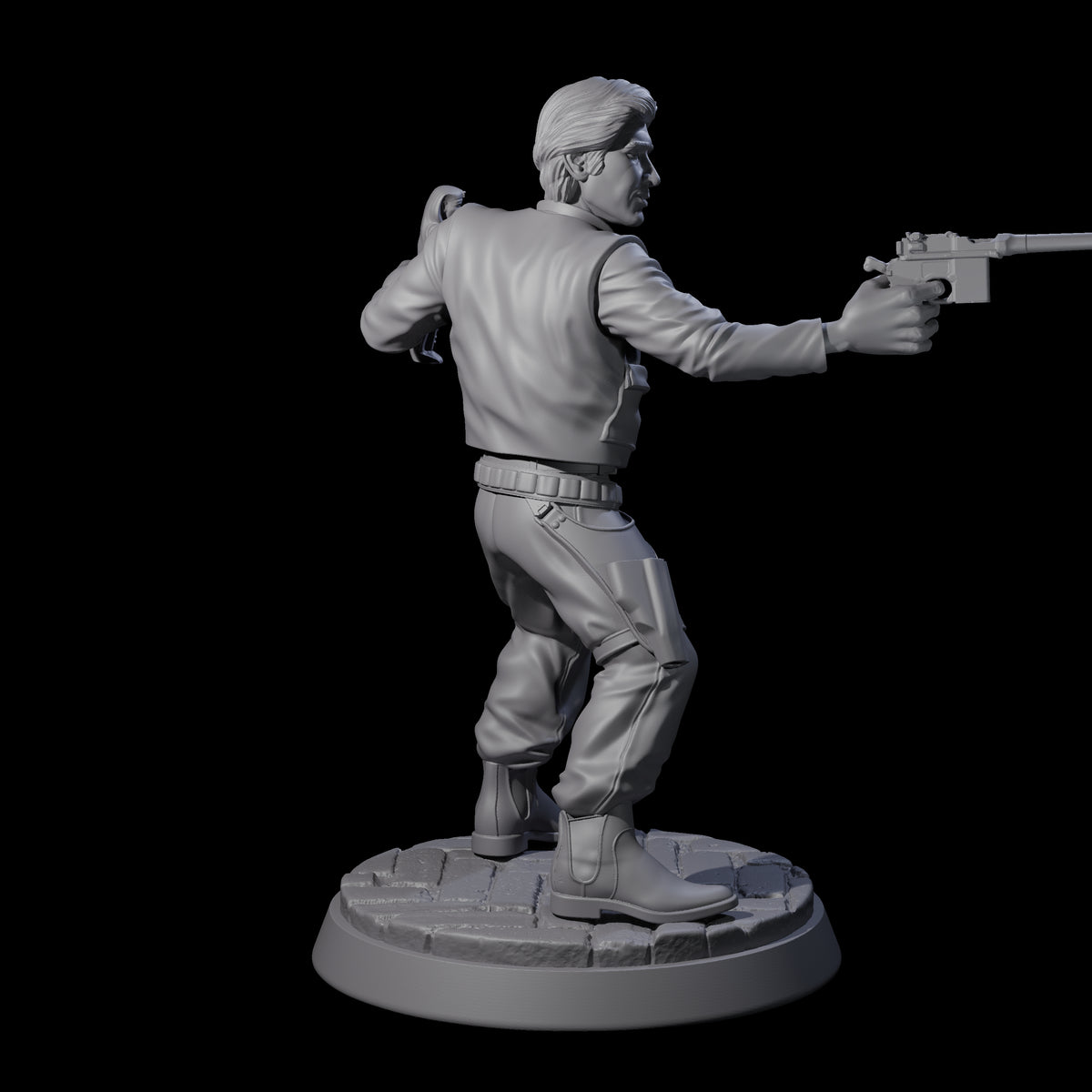 Swashbulking Archeologist Miniature for Dungeons and Dragons, Pathfinder or other TTRPGs