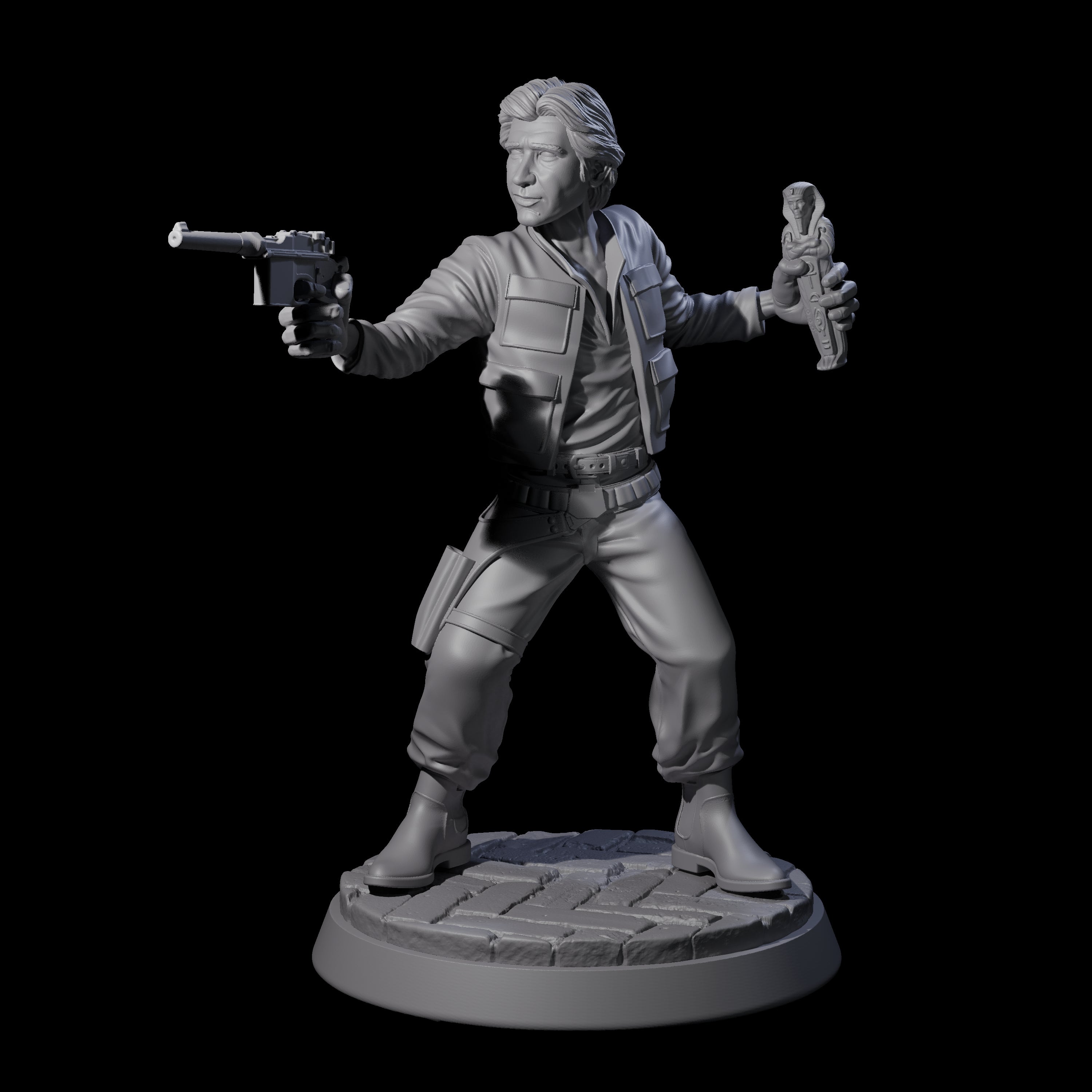 Swashbulking Archeologist Miniature for Dungeons and Dragons, Pathfinder or other TTRPGs
