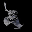Sweeping Princess on Magic Carpet Miniature for Dungeons and Dragons, Pathfinder or other TTRPGs