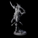 Swinging Abyssal Myrmidon A Miniature for Dungeons and Dragons, Pathfinder or other TTRPGs