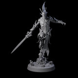 Swinging Abyssal Myrmidon B Miniature for Dungeons and Dragons, Pathfinder or other TTRPGs