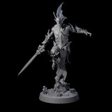 Swinging Abyssal Myrmidon B Miniature for Dungeons and Dragons, Pathfinder or other TTRPGs