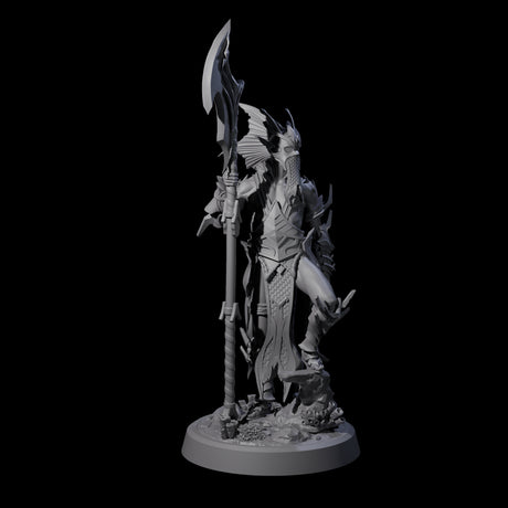 Swinging Abyssal Myrmidon C Miniature for Dungeons and Dragons, Pathfinder or other TTRPGs