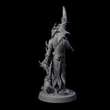 Swinging Abyssal Myrmidon C Miniature for Dungeons and Dragons, Pathfinder or other TTRPGs