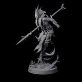 Swinging Abyssal Myrmidon D Miniature for Dungeons and Dragons, Pathfinder or other TTRPGs