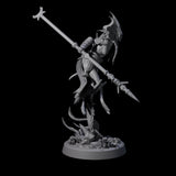 Swinging Abyssal Myrmidon D Miniature for Dungeons and Dragons, Pathfinder or other TTRPGs