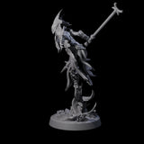 Swinging Abyssal Myrmidon D Miniature for Dungeons and Dragons, Pathfinder or other TTRPGs