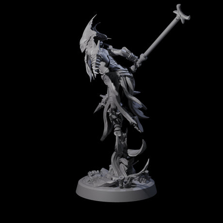 Swinging Abyssal Myrmidon D Miniature for Dungeons and Dragons, Pathfinder or other TTRPGs