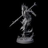 Swinging Abyssal Myrmidon D Miniature for Dungeons and Dragons, Pathfinder or other TTRPGs
