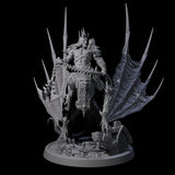 Swinging Bat-Like Cambion A Miniature for Dungeons and Dragons, Pathfinder or other TTRPGs