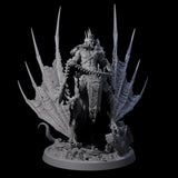 Swinging Bat-Like Cambion A Miniature for Dungeons and Dragons, Pathfinder or other TTRPGs