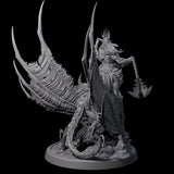 Swinging Bat-Like Cambion A Miniature for Dungeons and Dragons, Pathfinder or other TTRPGs