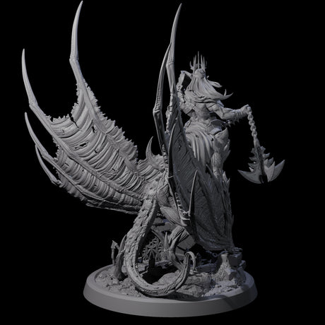 Swinging Bat-Like Cambion A Miniature for Dungeons and Dragons, Pathfinder or other TTRPGs