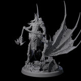 Swinging Bat-Like Cambion A Miniature for Dungeons and Dragons, Pathfinder or other TTRPGs