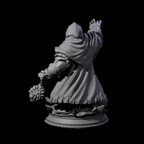 Swinging Death Cleric Miniature for Dungeons and Dragons, Pathfinder or other TTRPGs