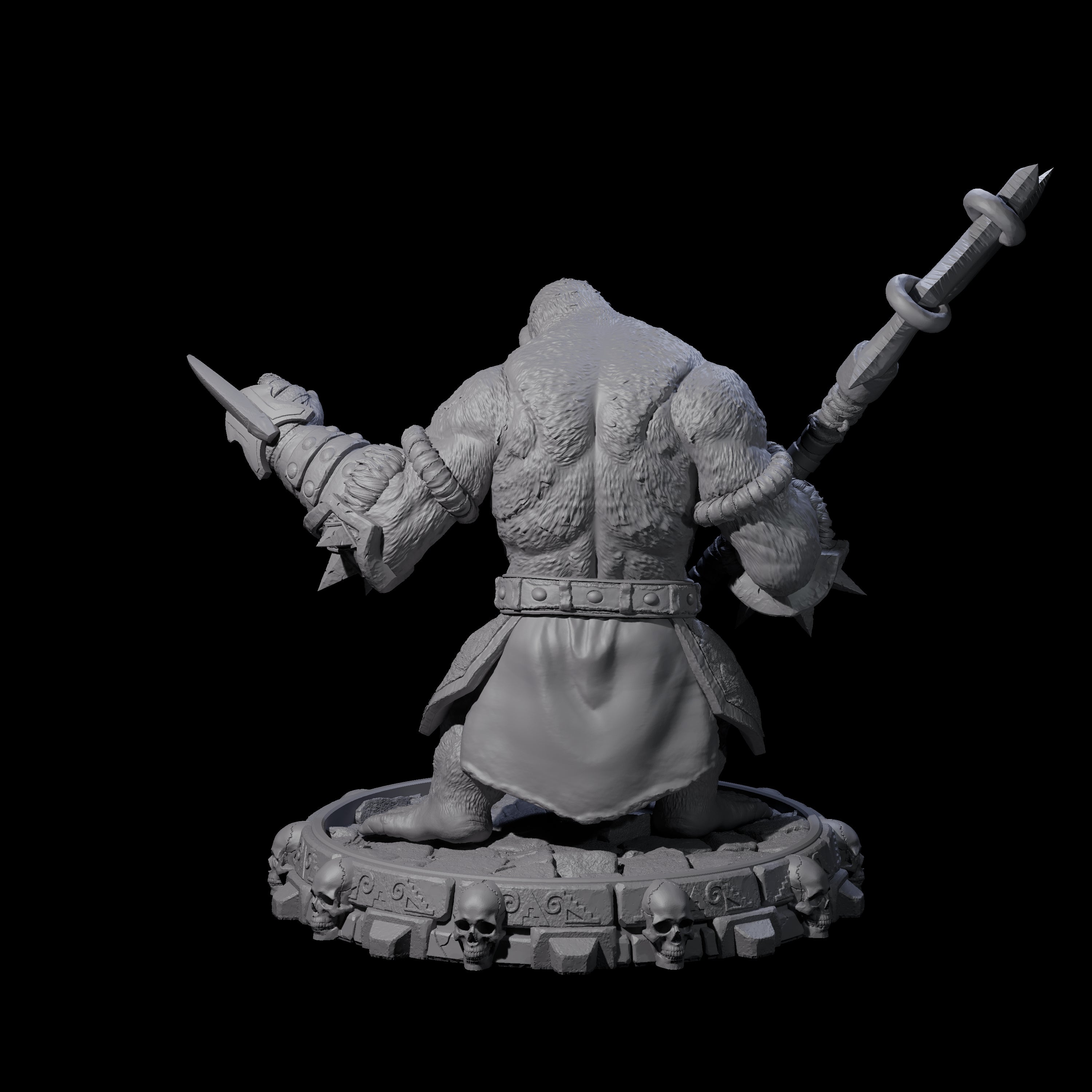 Swinging Hadozee A Miniature for Dungeons and Dragons, Pathfinder or other TTRPGs