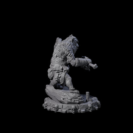 Swinging Hadozee B Miniature for Dungeons and Dragons, Pathfinder or other TTRPGs