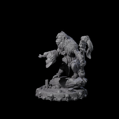 Swinging Hadozee B Miniature for Dungeons and Dragons, Pathfinder or other TTRPGs