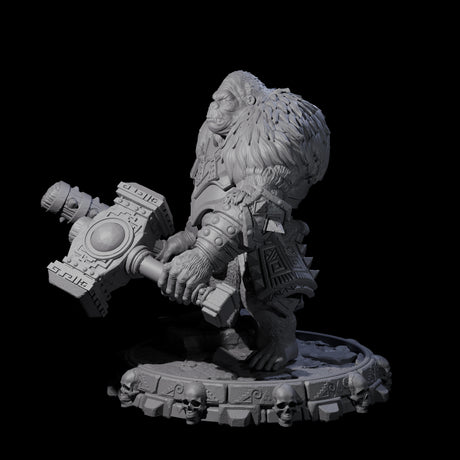 Swinging Hadozee C Miniature for Dungeons and Dragons, Pathfinder or other TTRPGs
