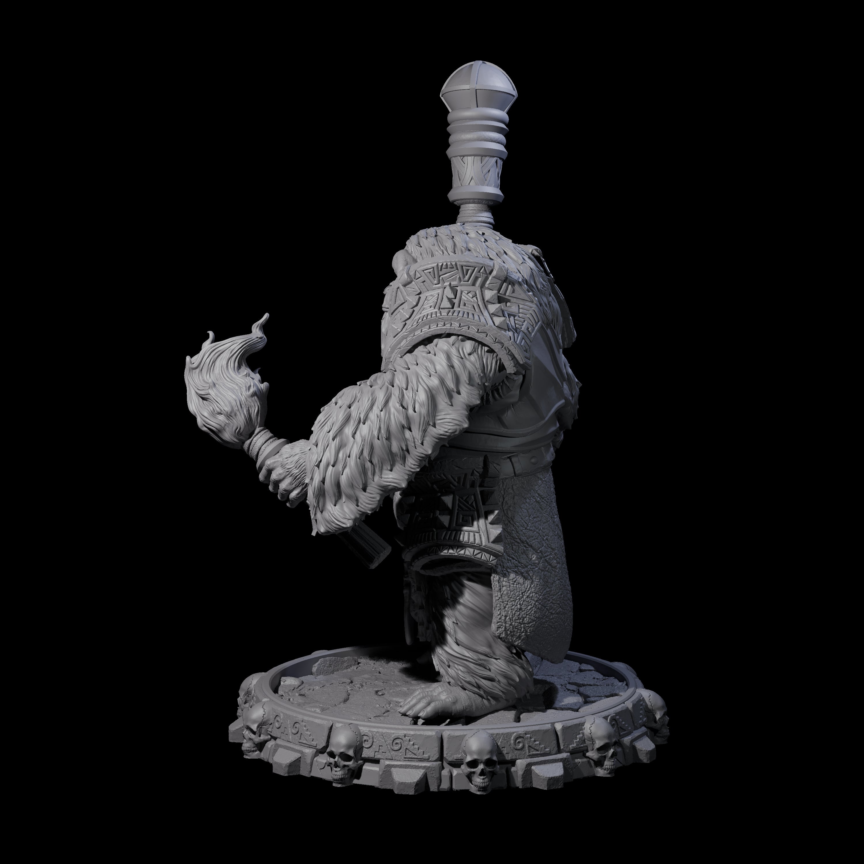 Swinging Hadozee D Miniature for Dungeons and Dragons, Pathfinder or other TTRPGs