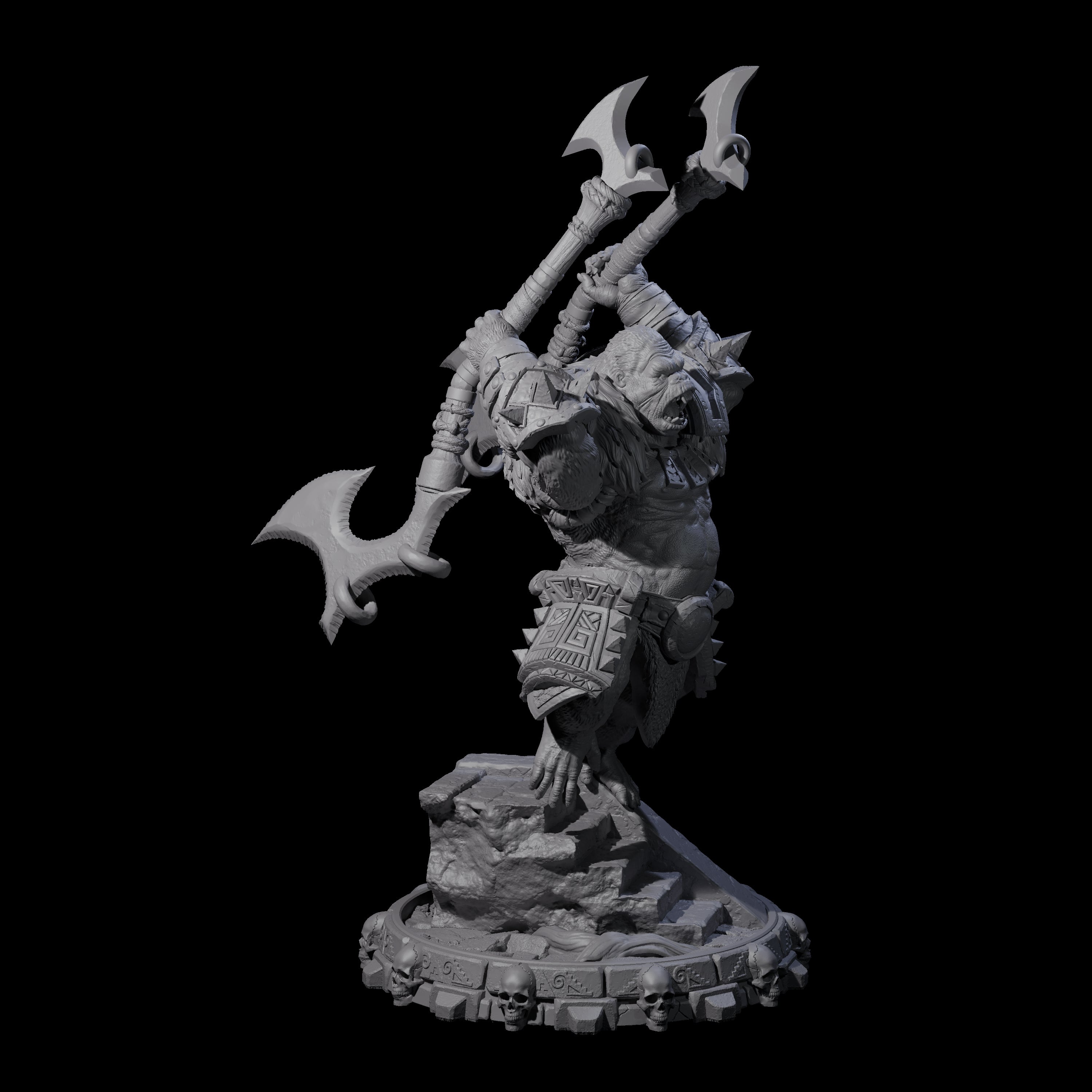 Swinging Hadozee E Miniature for Dungeons and Dragons, Pathfinder or other TTRPGs
