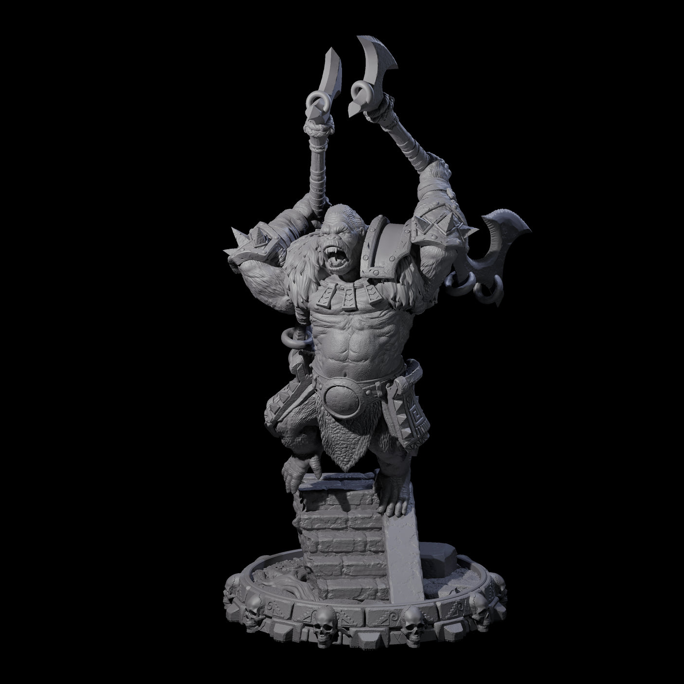 Swinging Hadozee E Miniature for Dungeons and Dragons, Pathfinder or other TTRPGs