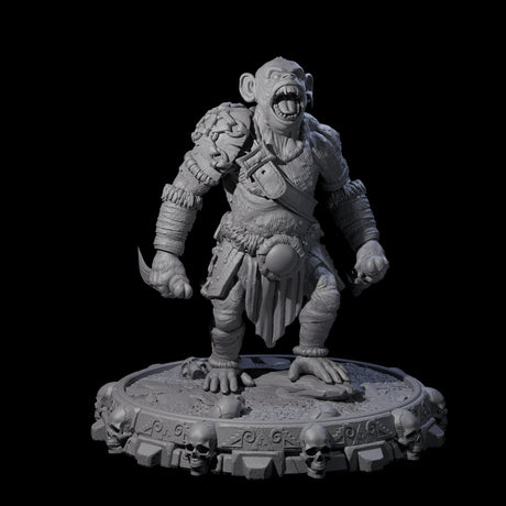 Swinging Hadozee G Miniature for Dungeons and Dragons, Pathfinder or other TTRPGs