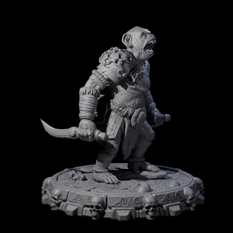 Swinging Hadozee G Miniature for Dungeons and Dragons, Pathfinder or other TTRPGs