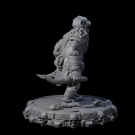 Swinging Hadozee G Miniature for Dungeons and Dragons, Pathfinder or other TTRPGs
