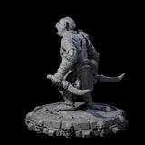 Swinging Hadozee G Miniature for Dungeons and Dragons, Pathfinder or other TTRPGs