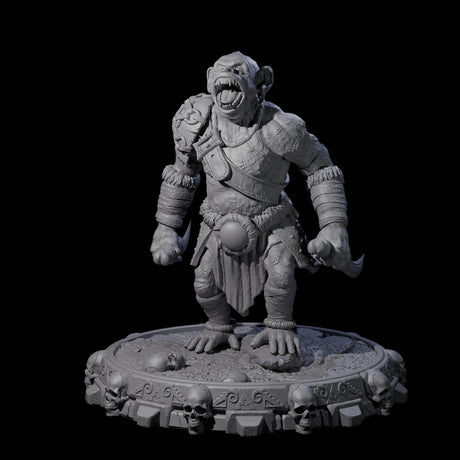 Swinging Hadozee G Miniature for Dungeons and Dragons, Pathfinder or other TTRPGs