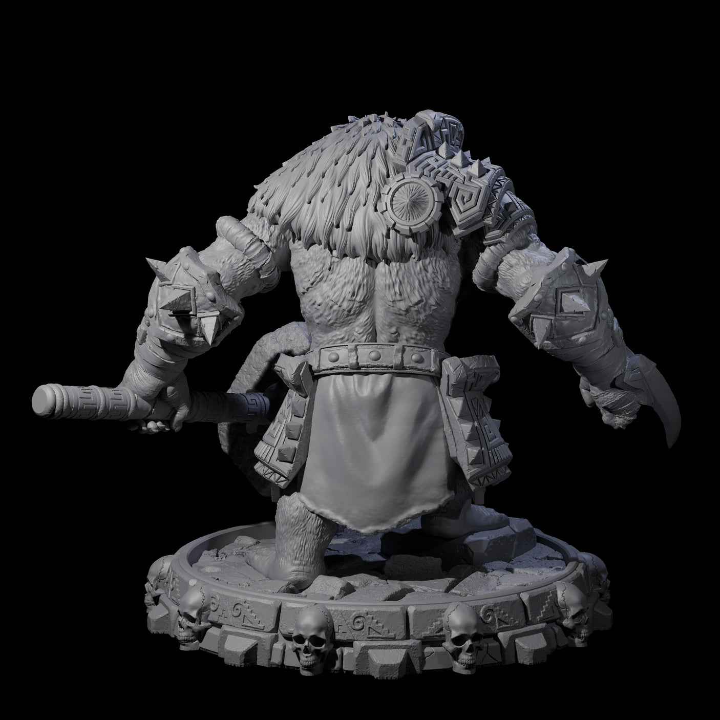 Swinging Hadozee H Miniature for Dungeons and Dragons, Pathfinder or other TTRPGs