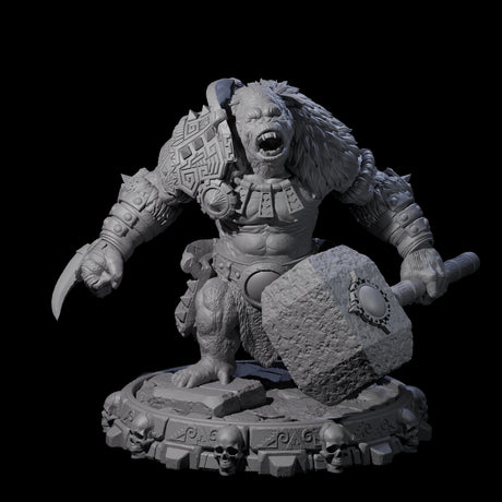Swinging Hadozee H Miniature for Dungeons and Dragons, Pathfinder or other TTRPGs