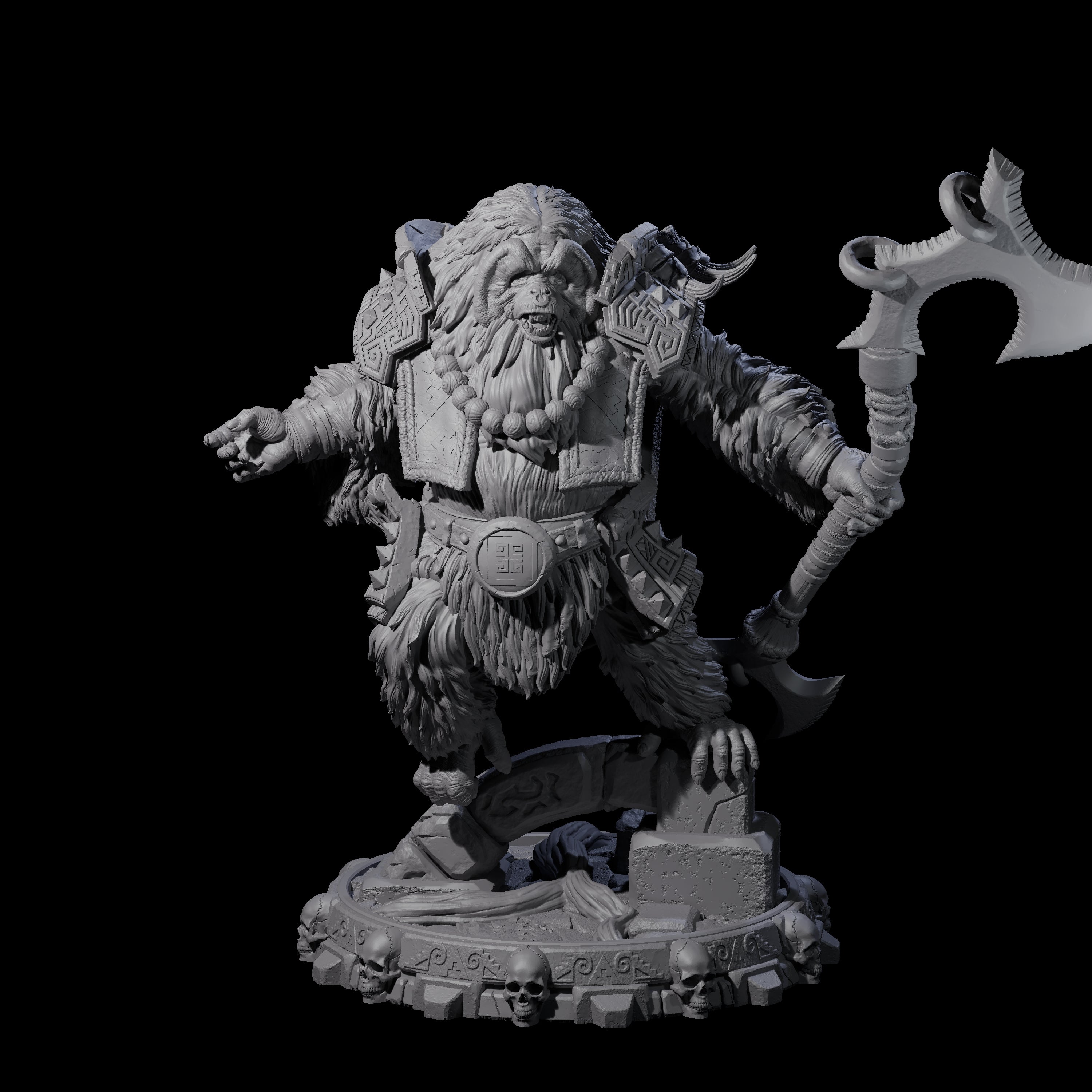 Swinging Hadozee I Miniature for Dungeons and Dragons, Pathfinder or other TTRPGs