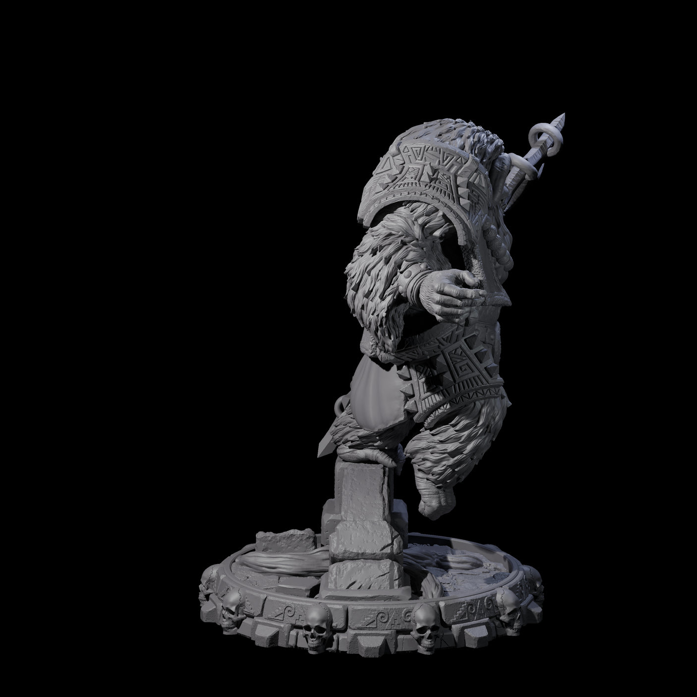 Swinging Hadozee I Miniature for Dungeons and Dragons, Pathfinder or other TTRPGs