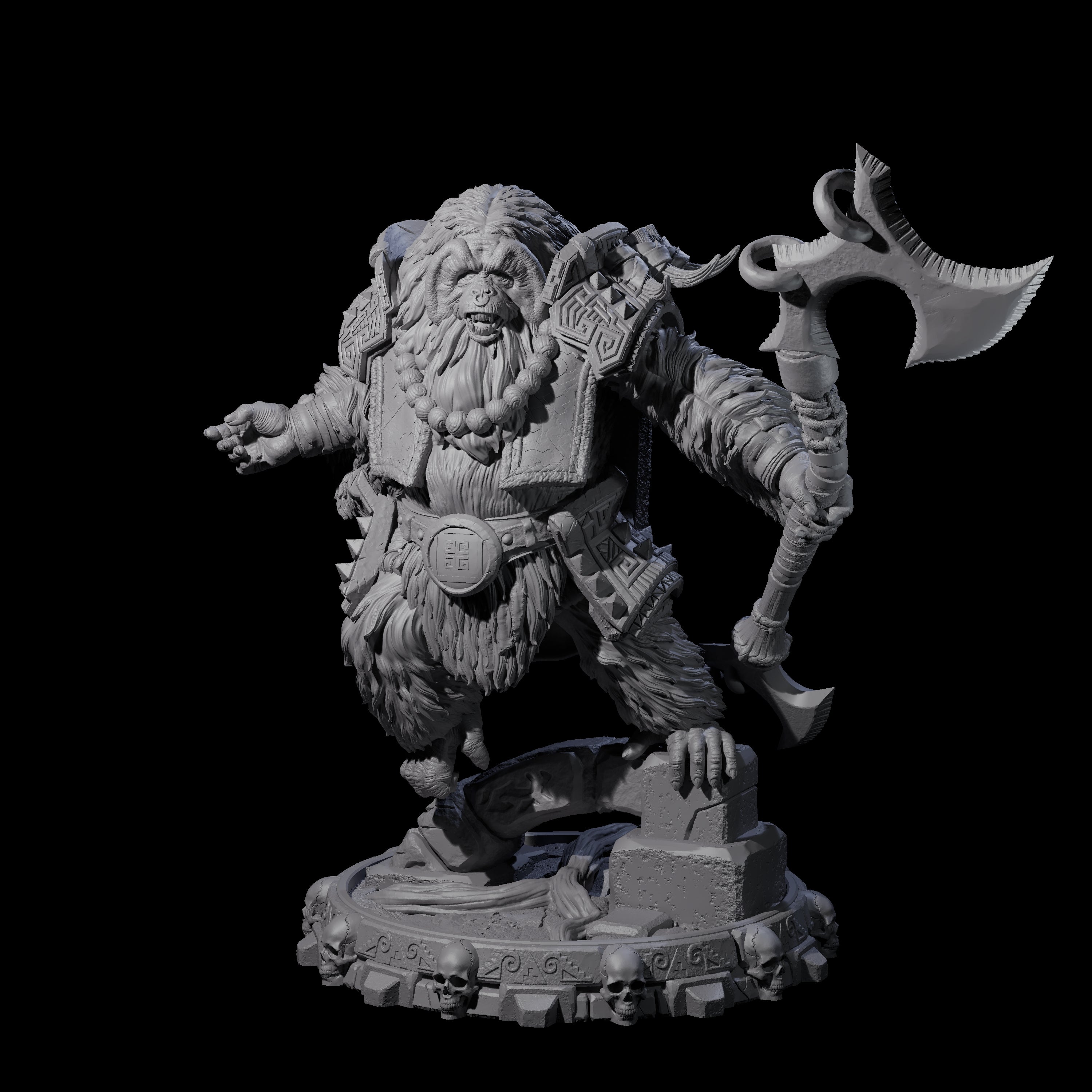 Swinging Hadozee I Miniature for Dungeons and Dragons, Pathfinder or other TTRPGs