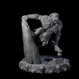 Swinging Hadozee J Miniature for Dungeons and Dragons, Pathfinder or other TTRPGs