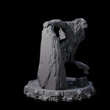 Swinging Hadozee J Miniature for Dungeons and Dragons, Pathfinder or other TTRPGs