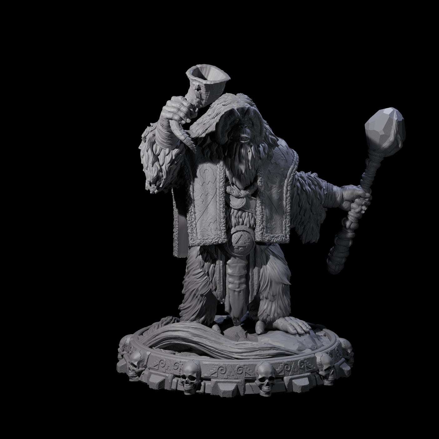 Swinging Hadozee K Miniature for Dungeons and Dragons, Pathfinder or other TTRPGs